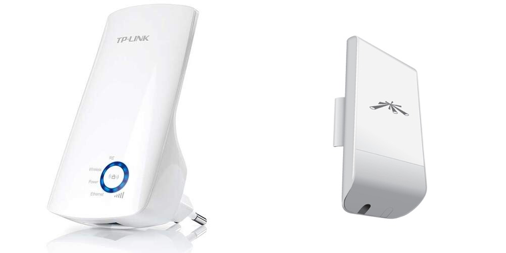 Repetidores TP-Link y Ubiquiti