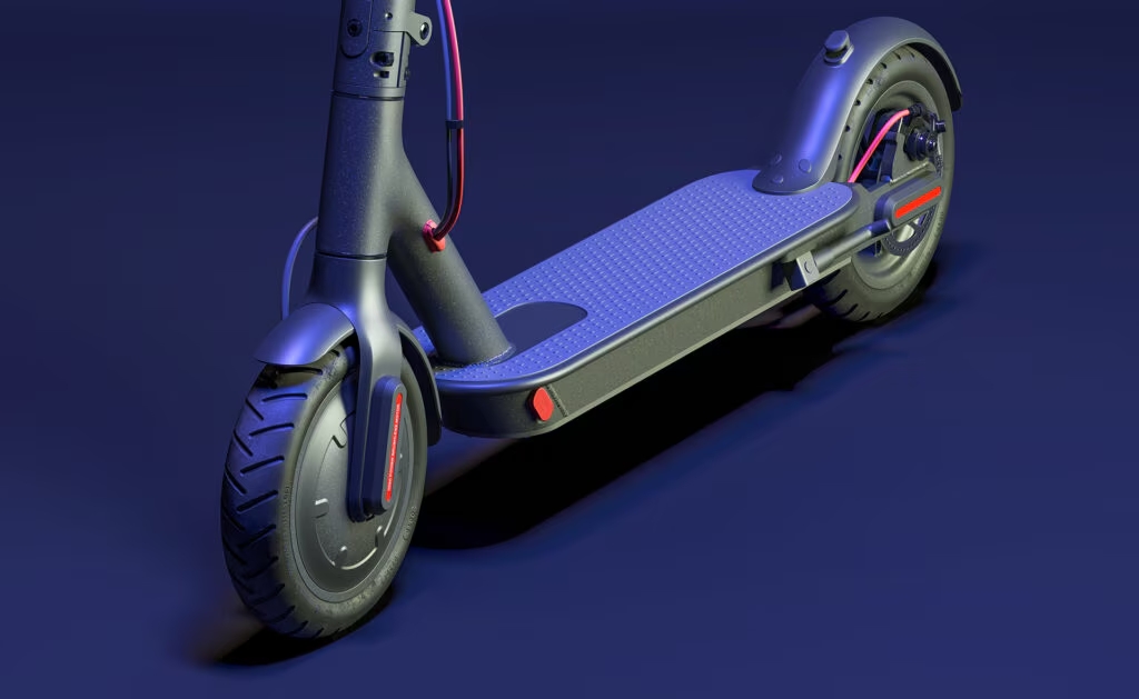 Un patinete eléctrico